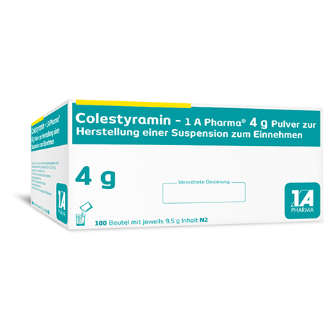 Colestyramin-1A Pharma 4g Beutel 100 Stck N2