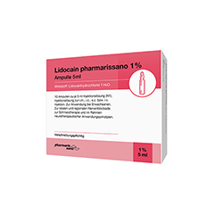 LIDOCAIN pharmarissano 1% Inj.-Lsg.Ampullen 5 ml 10x5 Milliliter N3 - Info 1