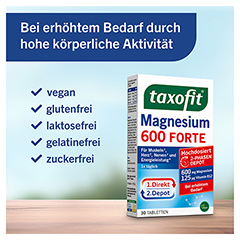 Taxofit Magnesium 600 Forte Depot Tabletten 30 Stck - Info 2