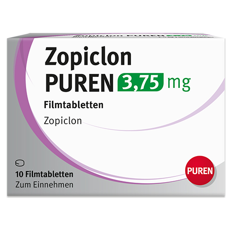 Zopiclon PUREN 3,75mg 10 Stck N1