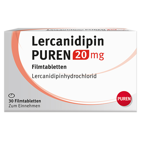 Lercanidipin PUREN 20mg 30 Stck N1