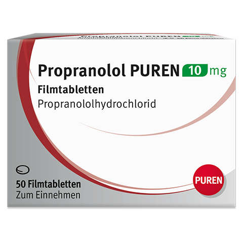 Propranolol PUREN 10mg 50 Stck N2