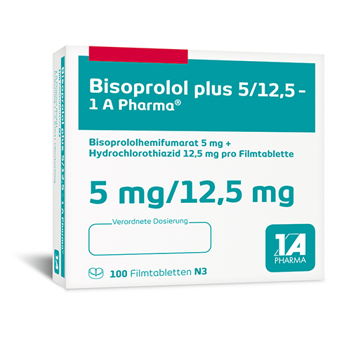 Bisoprolol plus 5/12,5-1A Pharma 100 Stck N3