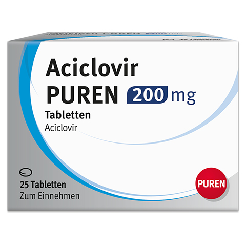ACICLOVIR PUREN 200 mg Tabletten 25 Stck N1