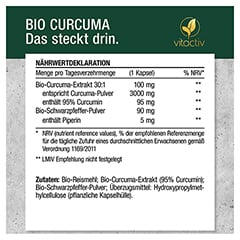 CURCUMA 3000 Bio Kapseln 60 Stck - Info 3