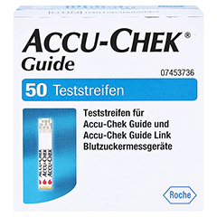 ACCU-CHEK Guide Teststreifen 50 Stück - Vorderseite