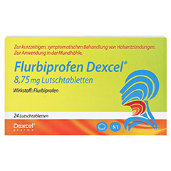 Flurbiprofen Dexcel 8,75mg 24 Stück N1 - Vorderseite