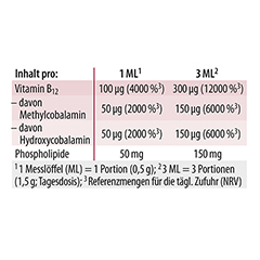 Vitamin B12 Phospholipid Methylcobalamin Hydroxycobalamin 80 Gramm - Info 3