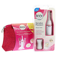 Veet Sensitive Precision Beauty Styler Vorteilspack mit gratis Beauty Bag 1 Stck