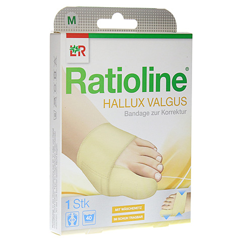 RATIOLINE Hallux valgus Bandage zur Korrektur Gr.M 1 Stck