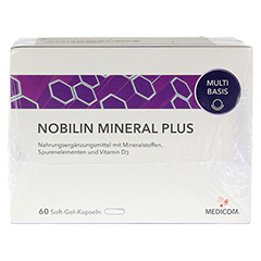 NOBILIN Mineral Plus Kapseln 2x60 Stck - Vorderseite