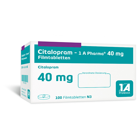 Citalopram-1A Pharma 40mg 100 Stck N3