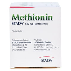 METHIONIN STADA 500 mg Filmtabletten 100 Stck N3 - Linke Seite