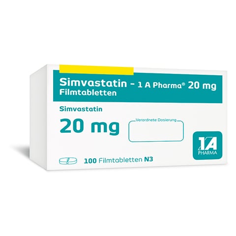 Simvastatin-1A Pharma 20mg 100 Stck N3