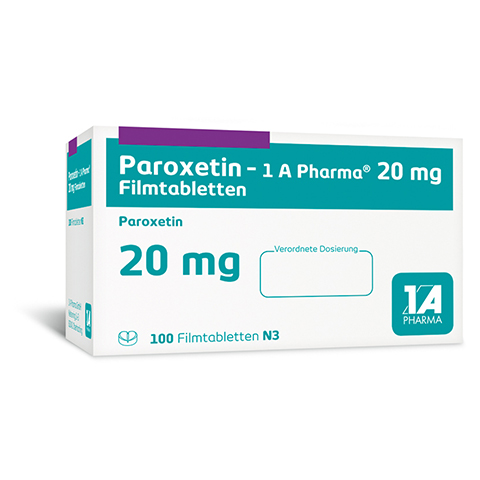 Paroxetin-1A Pharma 20mg 100 Stck N3