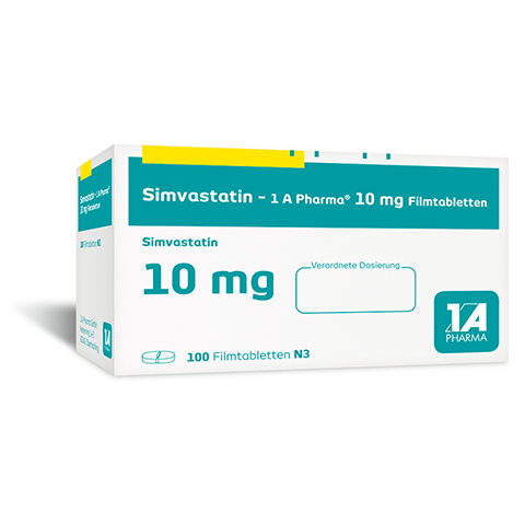 Simvastatin-1A Pharma 10mg 100 Stck N3