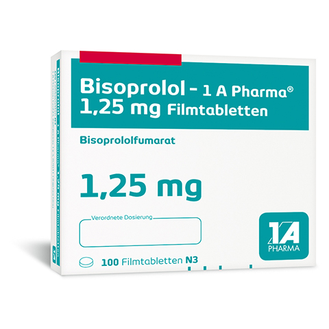 Bisoprolol-1A Pharma 1,25mg 100 Stck N3
