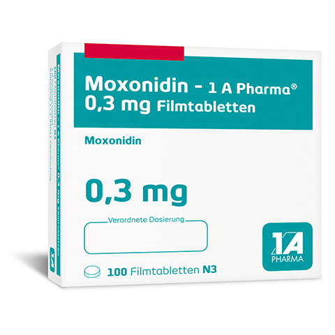 Moxonidin-1A Pharma 0,3mg 100 Stck N3