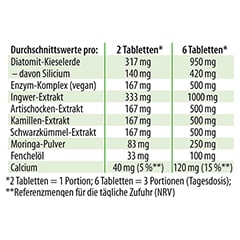 Dr.Jacob's VerdauungsHIT Enzyme Ingwer Schwarzkmmel Kamille 90 Stck - Info 4
