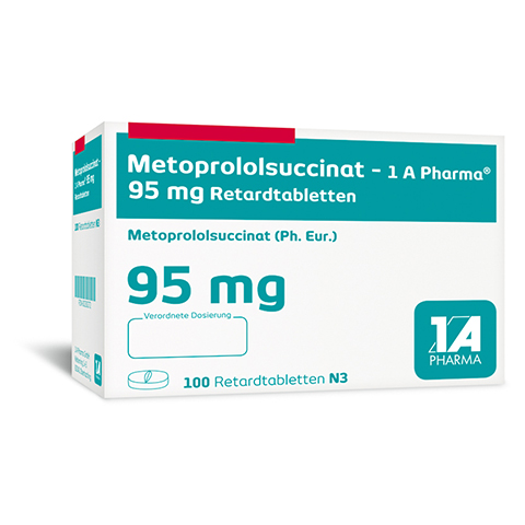 Metoprololsuccinat-1A Pharma 95mg 100 Stck N3