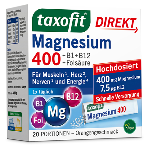 Taxofit Magnesium 400 20 Stck