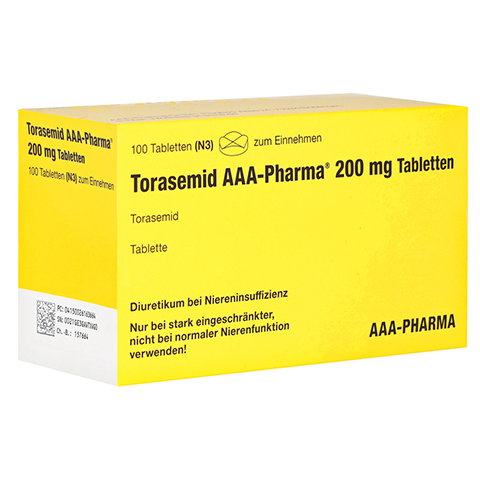 Torasemid AAA-Pharma 200mg 100 Stck N3