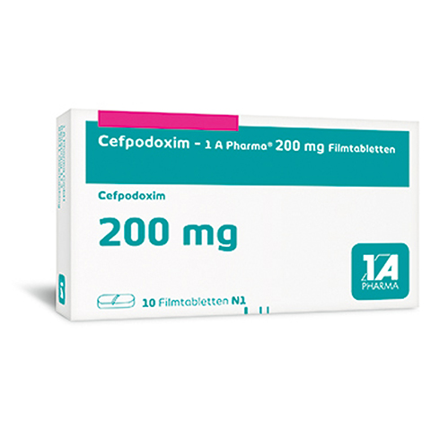 Cefpodoxim-1A Pharma 200mg 10 Stck N1