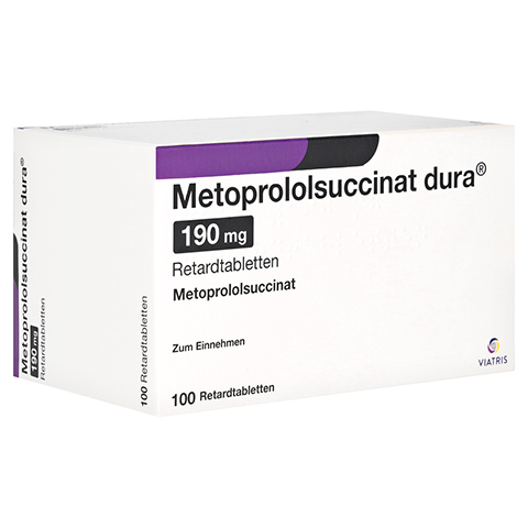 Metoprololsuccinat dura 190mg 100 Stck N3
