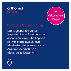 orthomol femin 180 Stück - Info 4