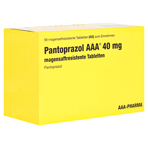 Pantoprazol AAA 40mg 98 Stck N3