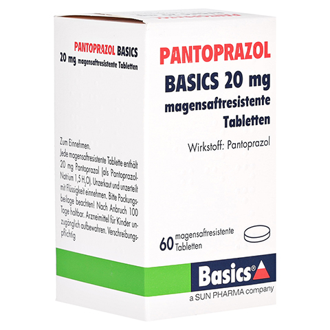 PANTOPRAZOL BASICS 20mg 60 Stck N2