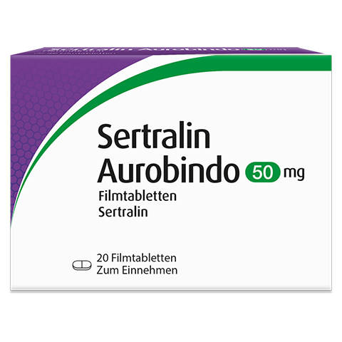 Sertralin Aurobindo 50mg 20 Stck N1