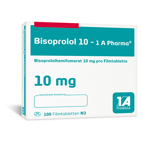 Bisoprolol 10-1A Pharma 100 Stck N3