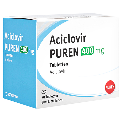 ACICLOVIR PUREN 400 mg Tabletten 70 Stck N2
