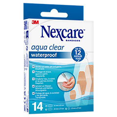 NEXCARE Aqua Clear waterproof assortiert 3 Gren