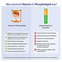 Dr. Jacob's Vitamin-C-Phospholipid Hagebutte Acerola Pulver 150 Gramm - Info 5