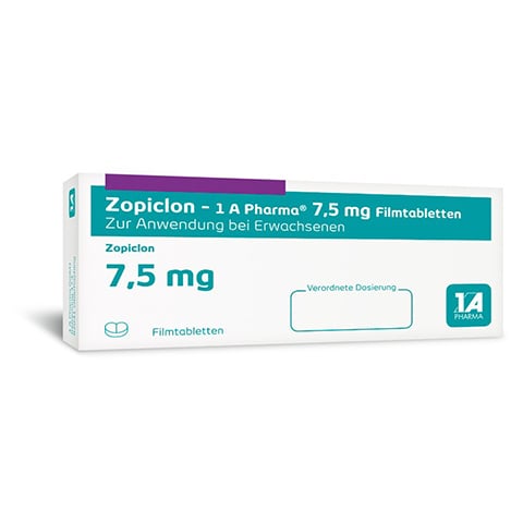 Zopiclon-1A Pharma 7,5mg 20 Stck N2