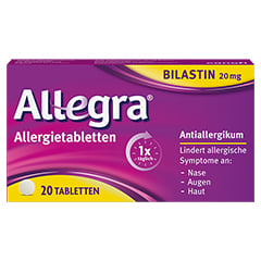 Allegra - schnell bei Heuschnupfen & ganzjhrigen Allergien 20 Stck N1