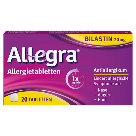 Allegra - schnell bei Heuschnupfen & ganzjhrigen Allergien 20 Stck N1