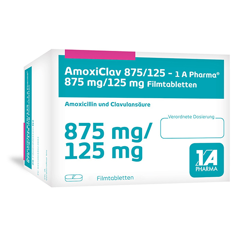 AmoxiClav 875/125-1A Pharma 10 Stck N1