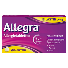 Allegra - schnell bei Heuschnupfen & ganzjhrigen Allergien 50 Stck N2