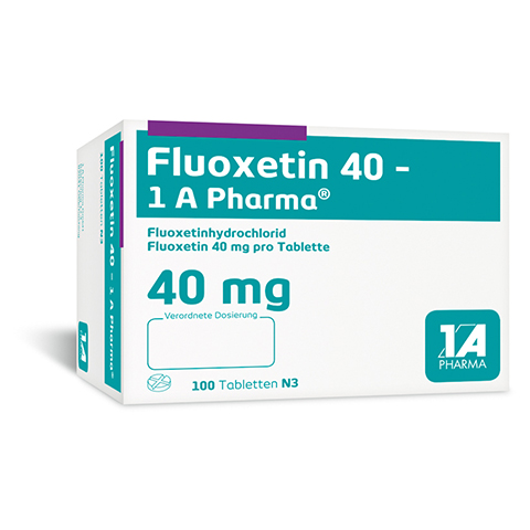 Fluoxetin 40-1A Pharma 100 Stck N3