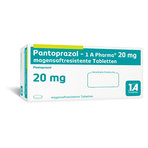 Pantoprazol-1A Pharma 20mg 30 Stck N1
