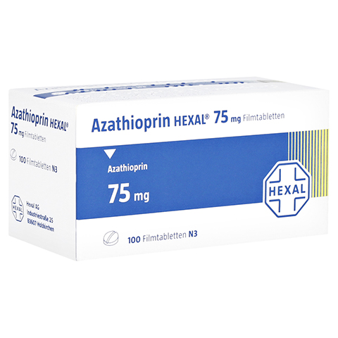 AZATHIOPRIN HEXAL 75 mg Filmtabletten 100 Stck N3