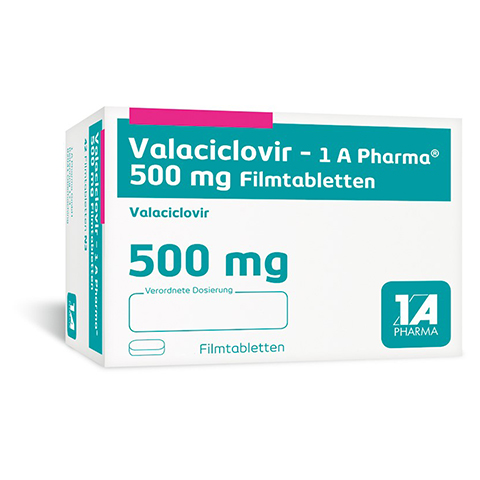 Valaciclovir-1A Pharma 500mg 42 Stck N3