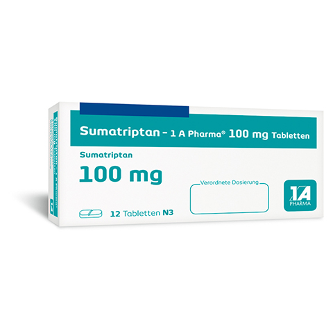 Sumatriptan-1A Pharma 100mg 12 Stck N3