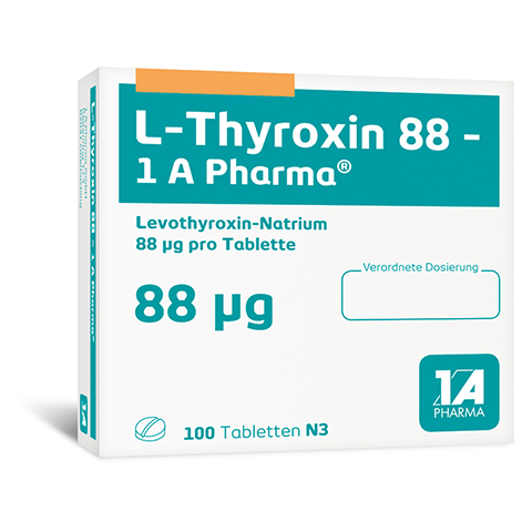 L-Thyroxin 88-1A Pharma 100 Stck N3