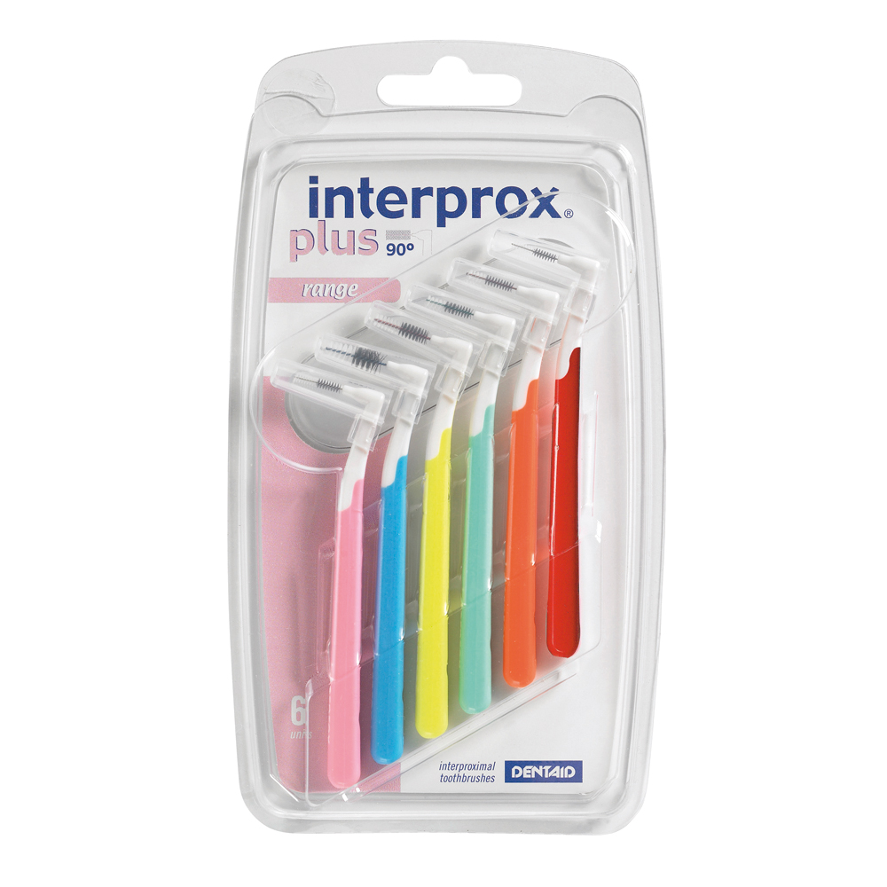 INTERPROX plus Blister Mix farbl.sort.Interdentalb 6 Stück