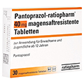 Pantoprazol-ratiopharm 40mg 30 Stck N1