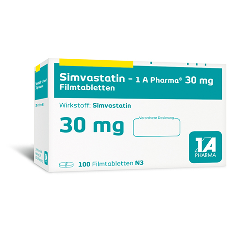 Simvastatin-1A Pharma 30mg 100 Stck N3
